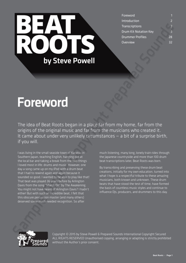 Beat Roots – Prepared Sounds