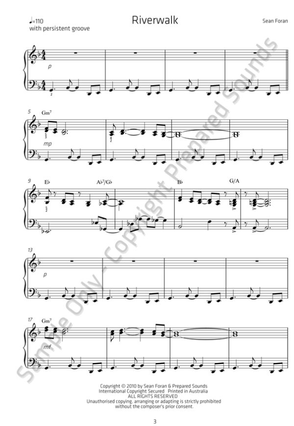 Riverwalk for solo piano - PDF - Image 2