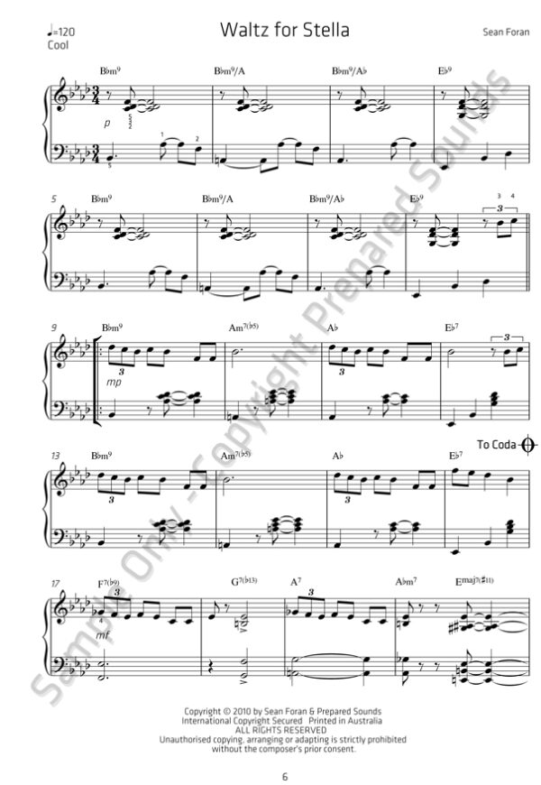 Waltz for Stella for solo piano - PDF - Image 2