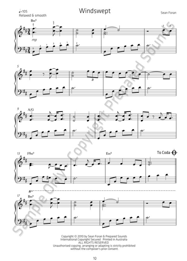 Windswept for solo piano - PDF - Image 2